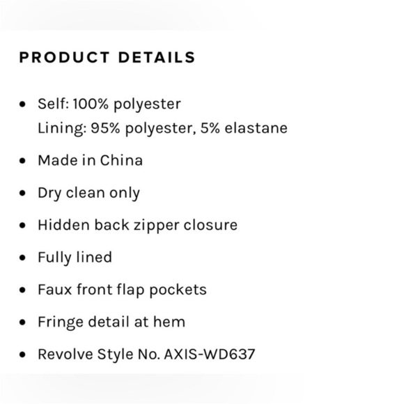 ALEXIS tweed fringe hem mini dress NEW - Picture 5 of 10